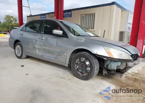 2007 Honda Accord 2.4 Vp из США, поврежденный, VIN 1HGCM56137A034227